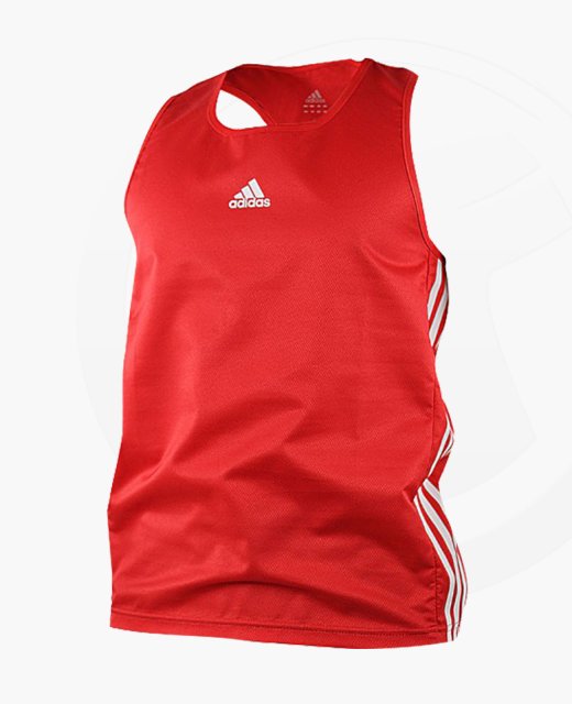 adidas Boxing Top Punch Line rot weiß size S ADIBTT02 S