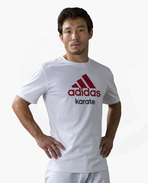 adidas Community T-Shirt Karate weiß/rot  XL XL