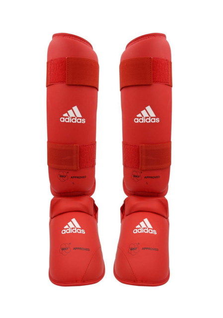 adidas Karate Schienbein Ristschutz Elite rot XL WKF approved adi661.35 XL