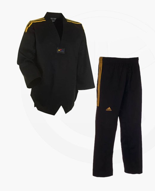 adidas Taekwondo Champion Colour Anzug schwarz/gold 190 cm adiTCC01 190