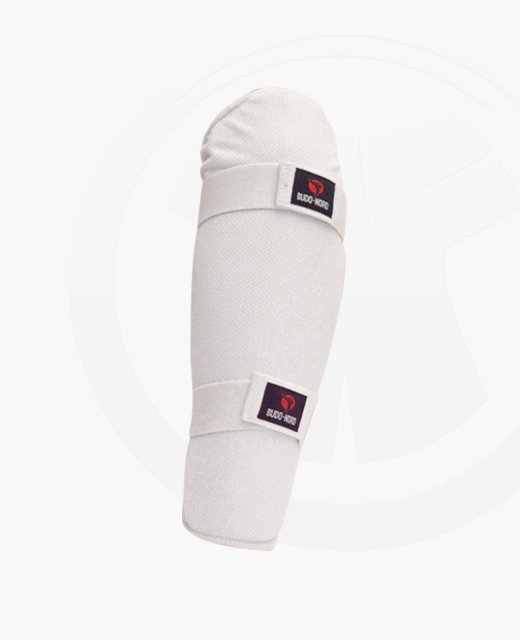 BN Unterarmschutz Cotton-Mesh L weiß mit Ellbogenschutz und Klettverschluss L