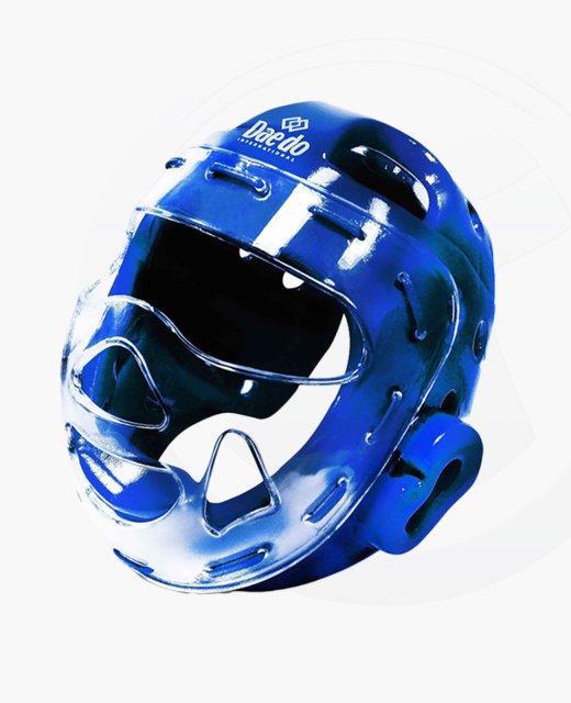Daedo Kopfschutz mit Visier blau WTapproved PRO20915 