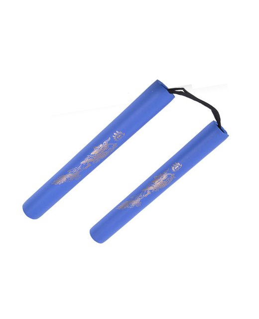 FW Nunchaku KIDS Soft Schnur blau Griffe ca. 27cm 