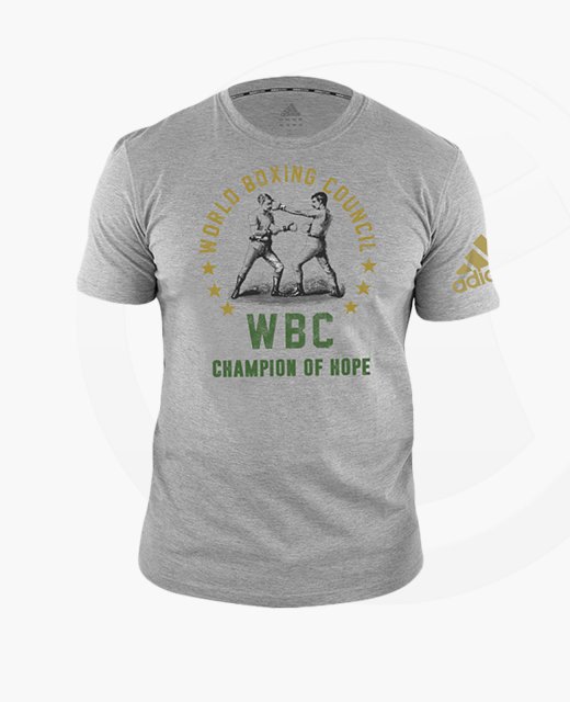 adidas WBC T-Shirt grau size L ADIWBCT01 L