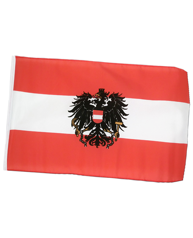 Flagge AUSTRIA Österreich mit Bundesadler | Fightshop ...